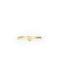 18k yellow gold / dot pavé totem stacking rings