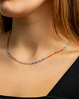 rainbow sapphire necklace