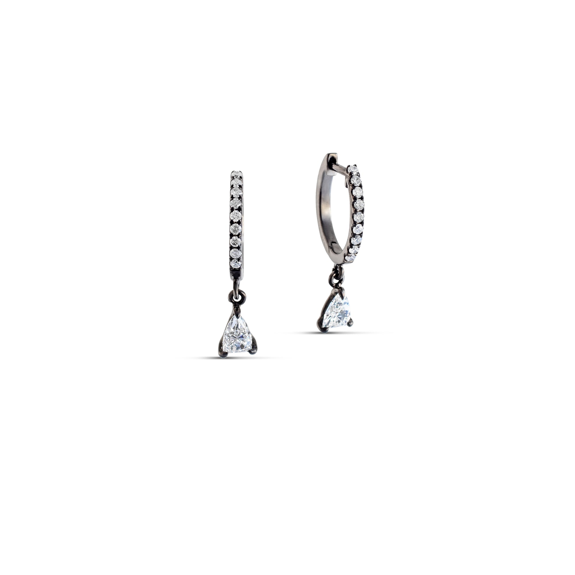  arrowhead diamond earrings (1.05ct)